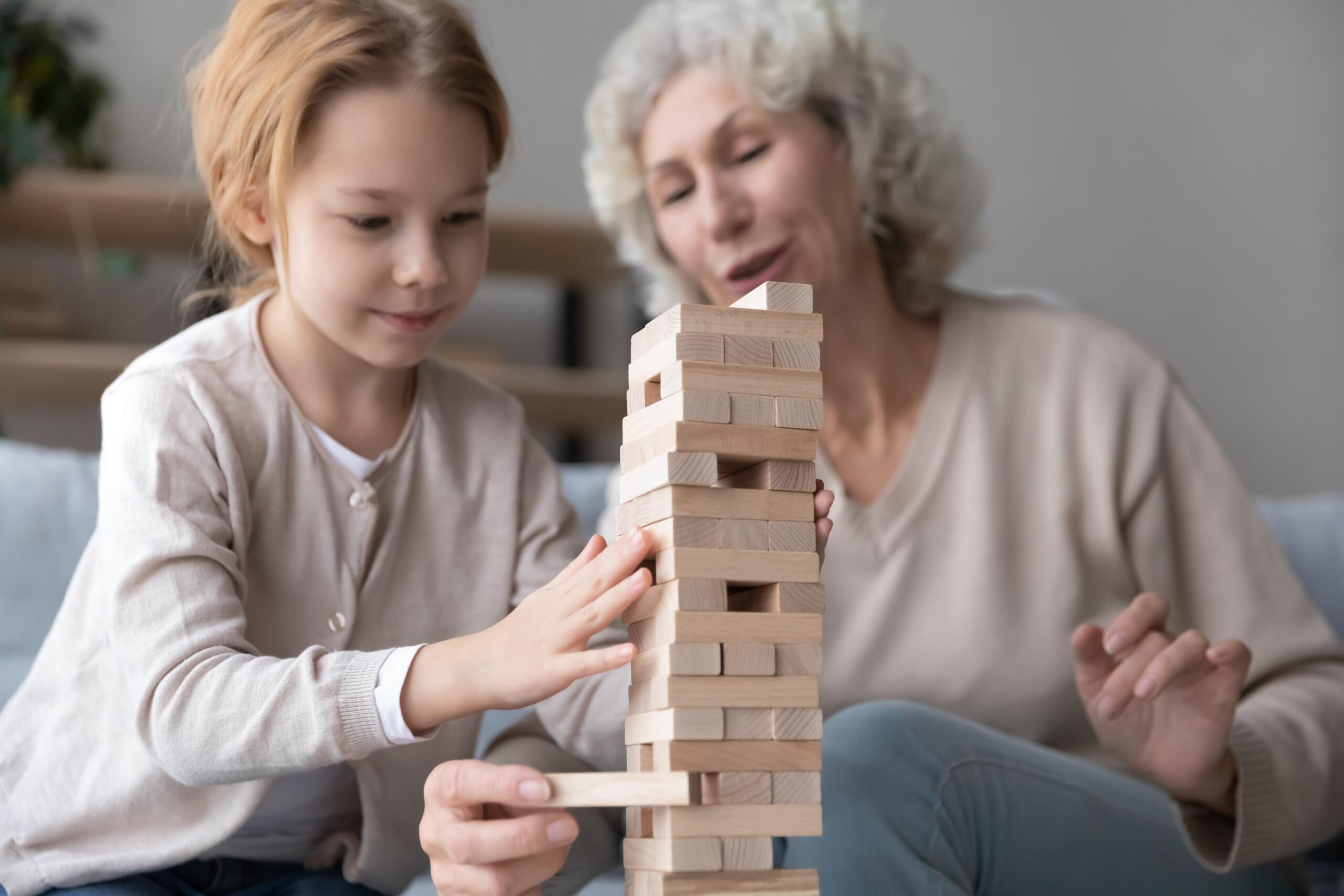 Interested,Happy,Small,Red,Head,Kid,Girl,Playing,Board,Game